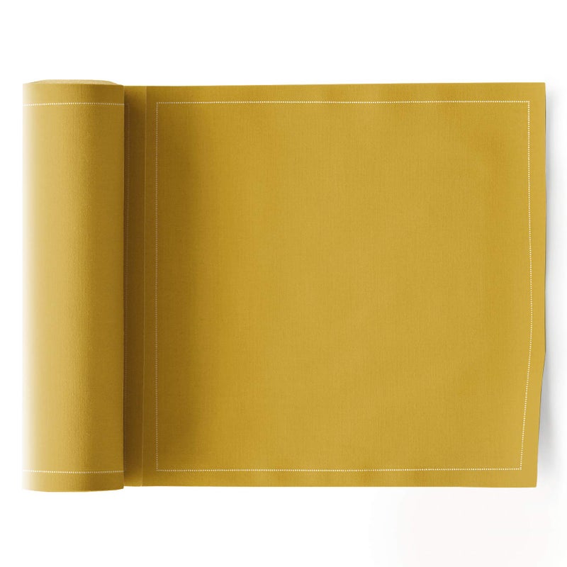 MY DRAP Cotton Luncheon Napkin - 25 Napkins per roll - Curry - Image 1
